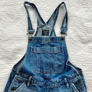 Denim overalls Abercrombie small